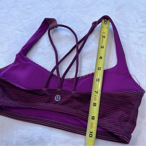 Lululemon Free To Be Bra Simply Radiant Pink Paradise Black Red Grape Size 6 - Picture 6 of 10